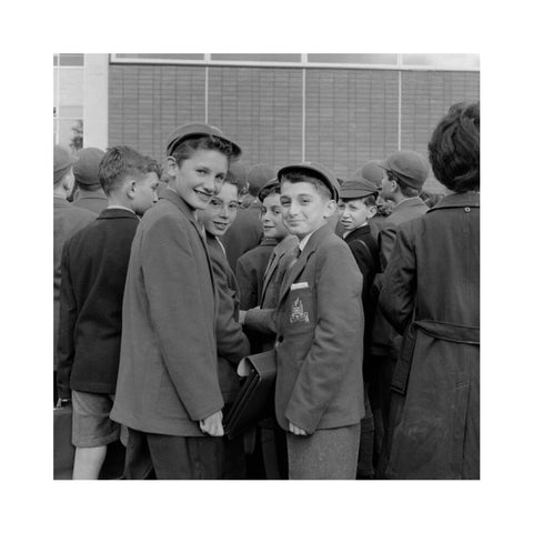 Pupils first day at the Jews Free School