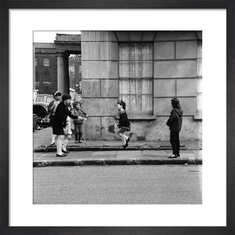 Children playing in the street