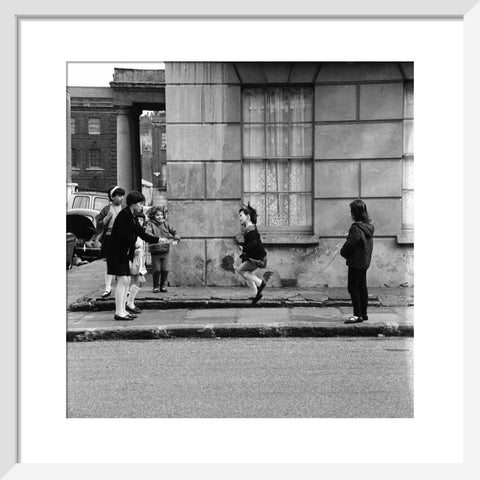 Children playing in the street