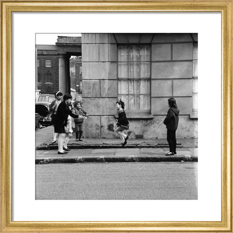 Children playing in the street