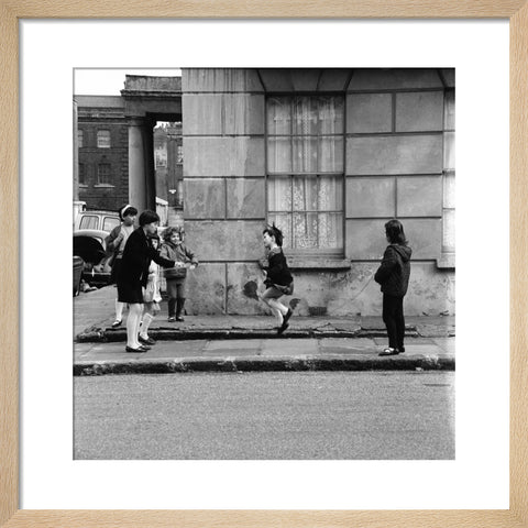 Children playing in the street