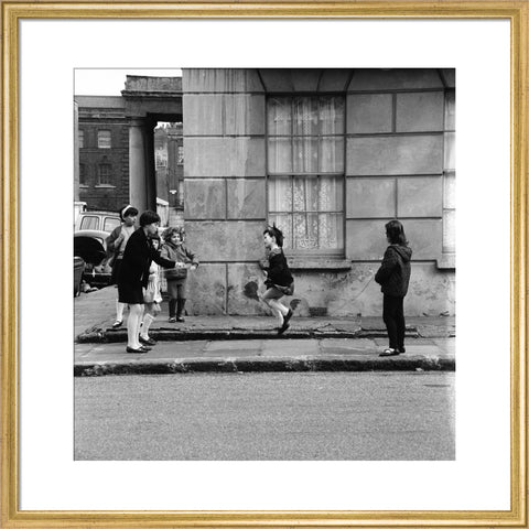 Children playing in the street