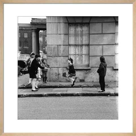 Children playing in the street
