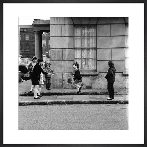 Children playing in the street