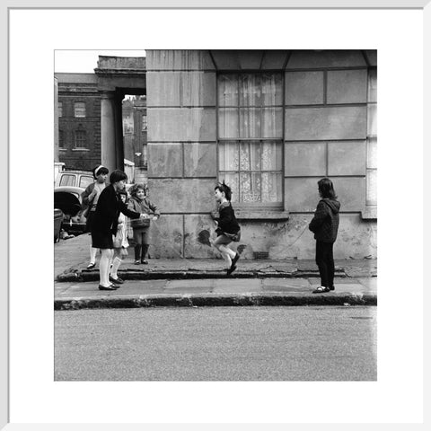 Children playing in the street
