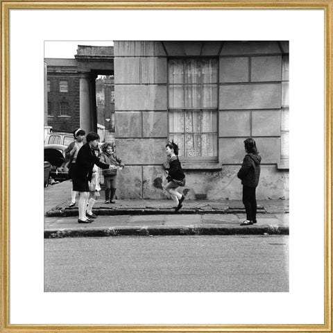 Children playing in the street