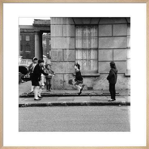 Children playing in the street