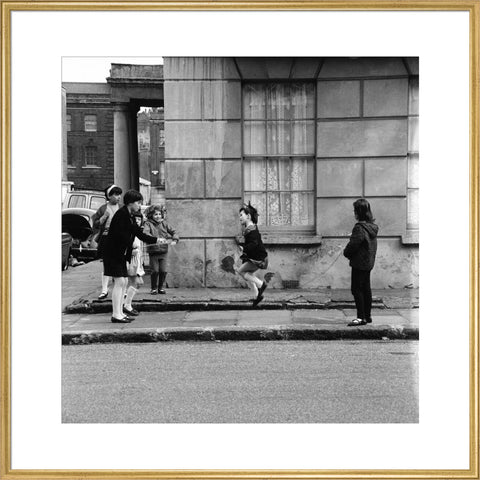Children playing in the street