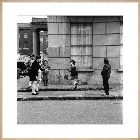 Children playing in the street
