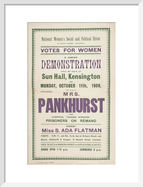 Suffrage Records scrapbook 1908-1910