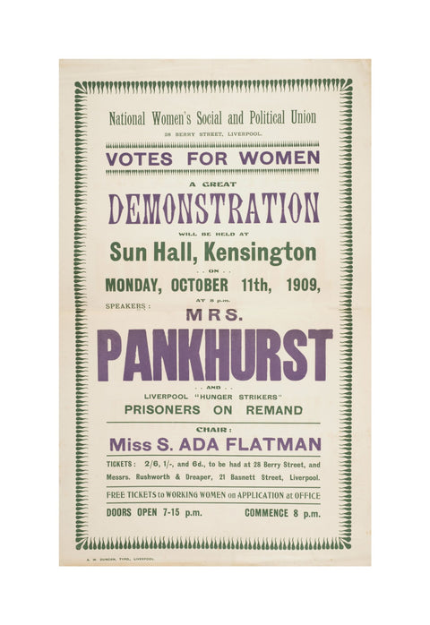 Suffrage Records scrapbook 1908-1910