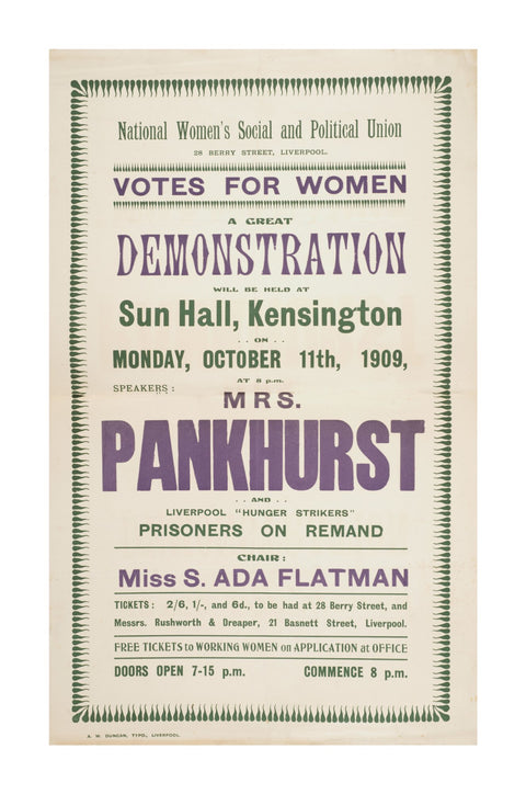 Suffrage Records scrapbook 1908-1910