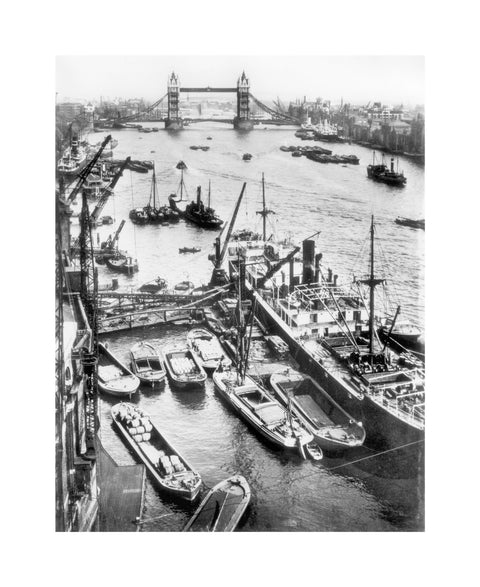 Upper Pool of the Thames c.1930