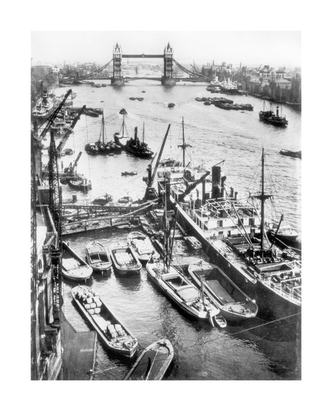 Upper Pool of the Thames c.1930