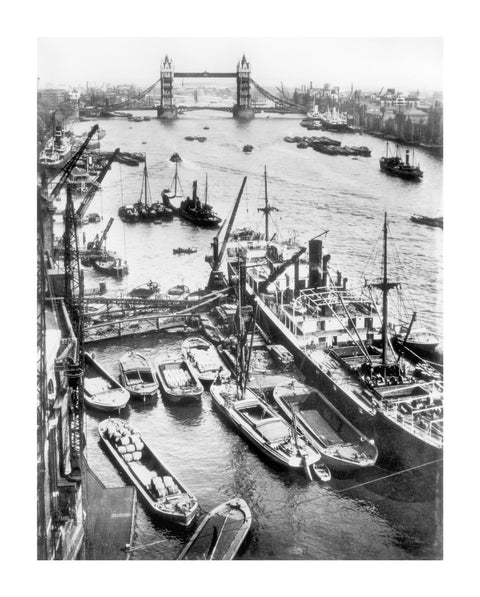 Upper Pool of the Thames c.1930
