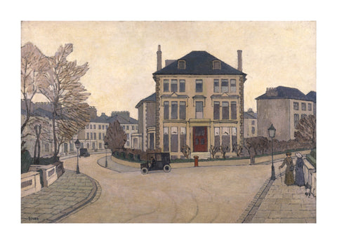 A Street Scene in Belsize Park