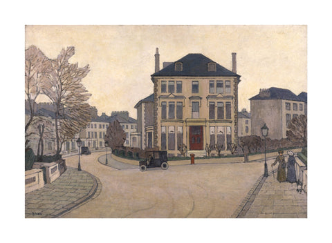 A Street Scene in Belsize Park