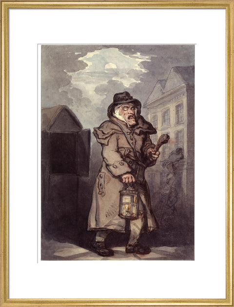 A Watchman making the rounds 18th century
