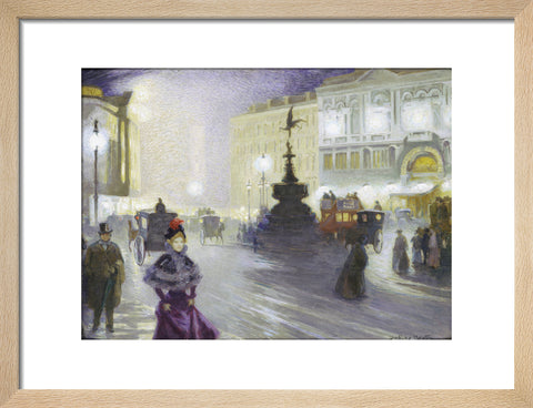 Piccadilly Circus at Night 1893