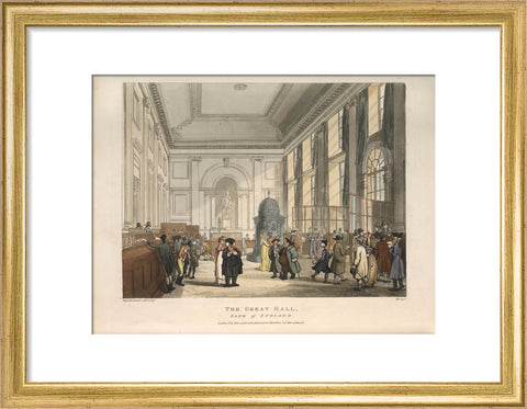 The Great Hall Bank of England 1808-1810