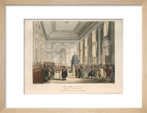 The Great Hall Bank of England 1808-1810