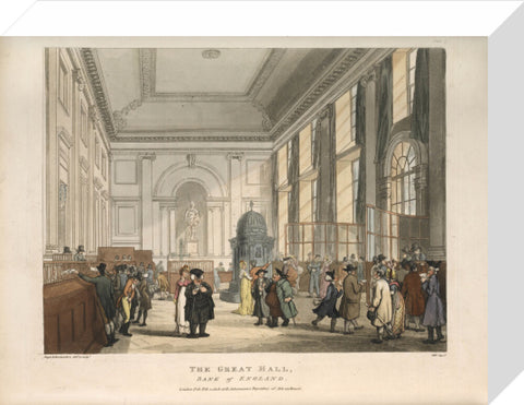 The Great Hall Bank of England 1808-1810