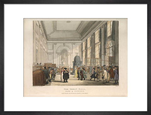 The Great Hall Bank of England 1808-1810