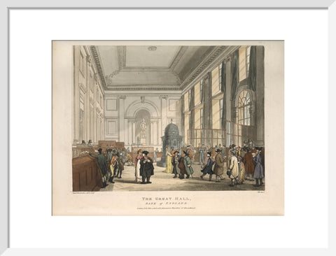 The Great Hall Bank of England 1808-1810