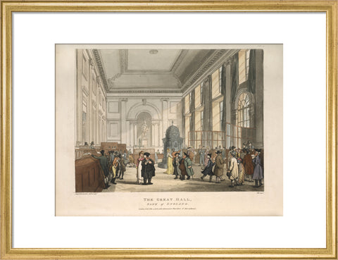 The Great Hall Bank of England 1808-1810