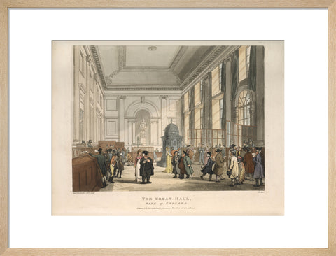 The Great Hall Bank of England 1808-1810