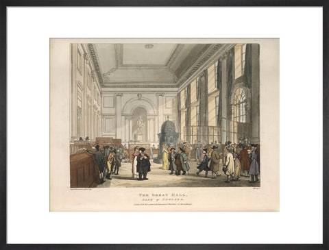 The Great Hall Bank of England 1808-1810