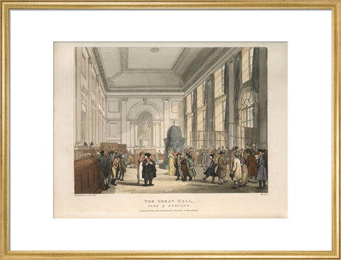 The Great Hall Bank of England 1808-1810