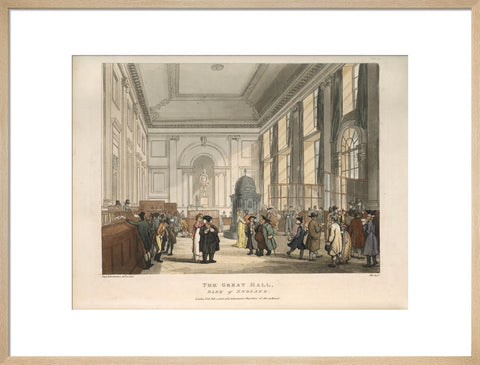 The Great Hall Bank of England 1808-1810