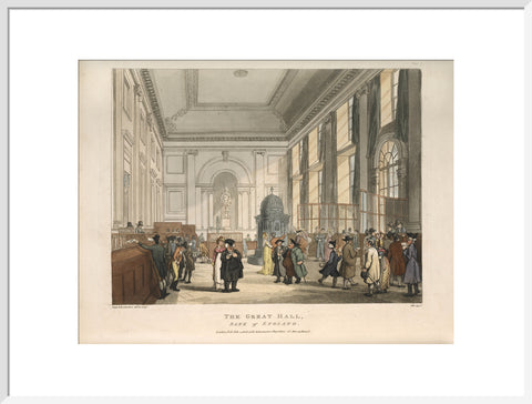 The Great Hall Bank of England 1808-1810