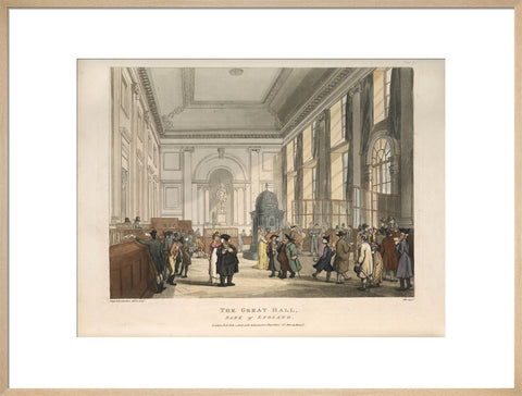 The Great Hall Bank of England 1808-1810