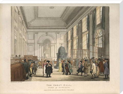 The Great Hall Bank of England 1808-1810