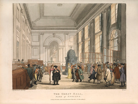 The Great Hall Bank of England 1808-1810