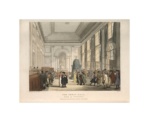 The Great Hall Bank of England 1808-1810