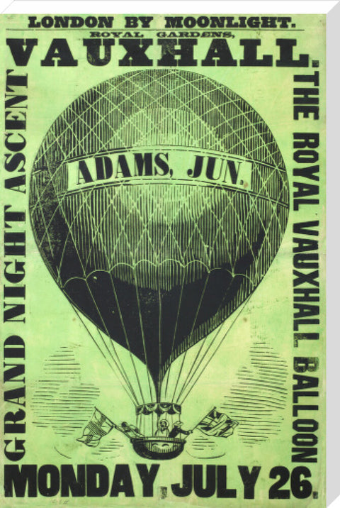 Vauxhall Gardens poster 1858