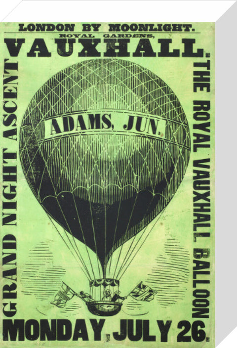 Vauxhall Gardens poster 1858