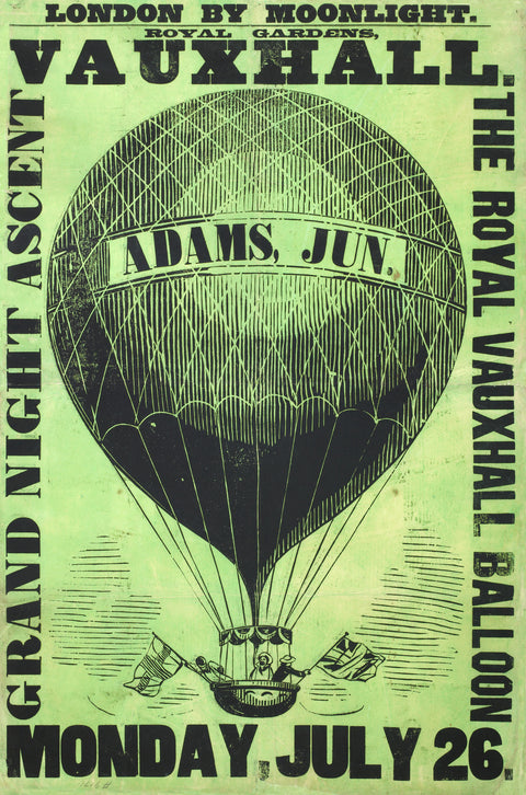 Vauxhall Gardens poster 1858