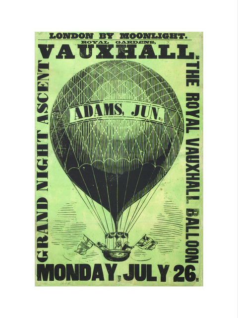 Vauxhall Gardens poster 1858