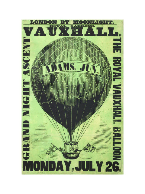 Vauxhall Gardens poster 1858
