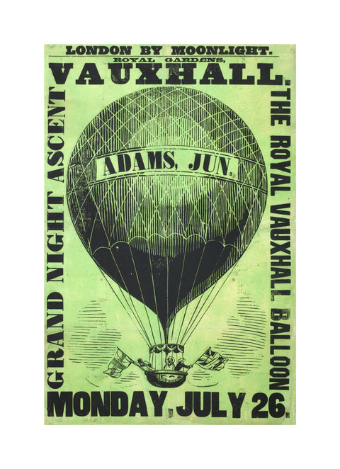 Vauxhall Gardens poster 1858