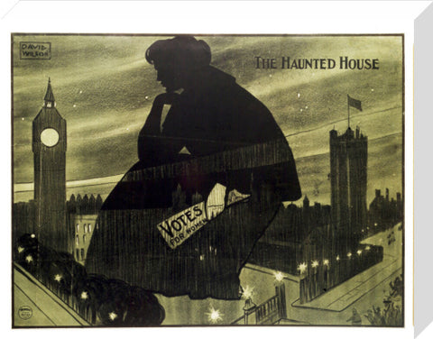 The haunted house votes for women 20th century