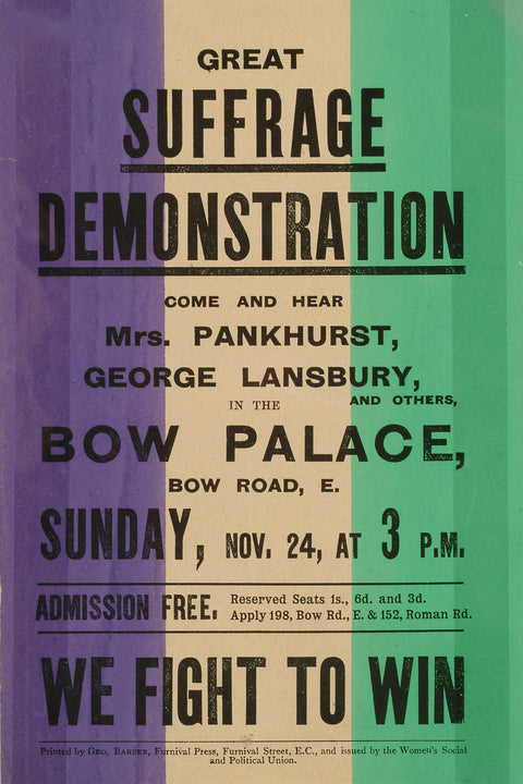 Suffrage Demonstration c. 1910