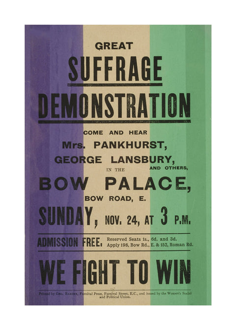 Suffrage Demonstration c. 1910