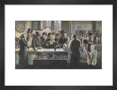 Behind the bar 1882