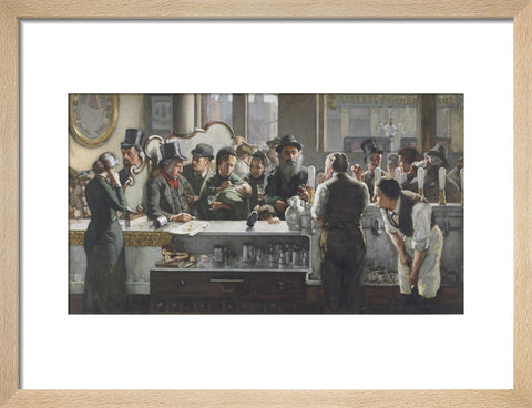 Behind the bar 1882
