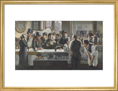 Behind the bar 1882